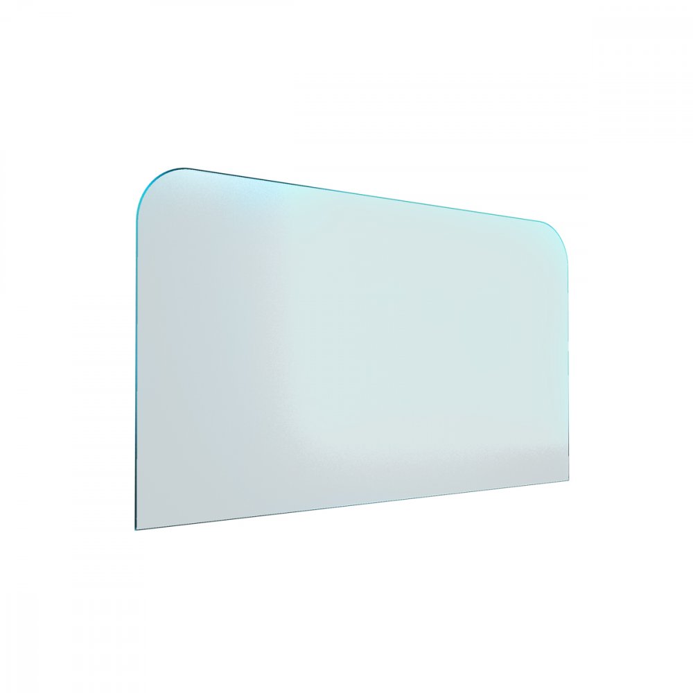 Levně HS Flamingo sklo pod kamna - Oblouk 1100x600 mm / 2xR100 / 6 mm