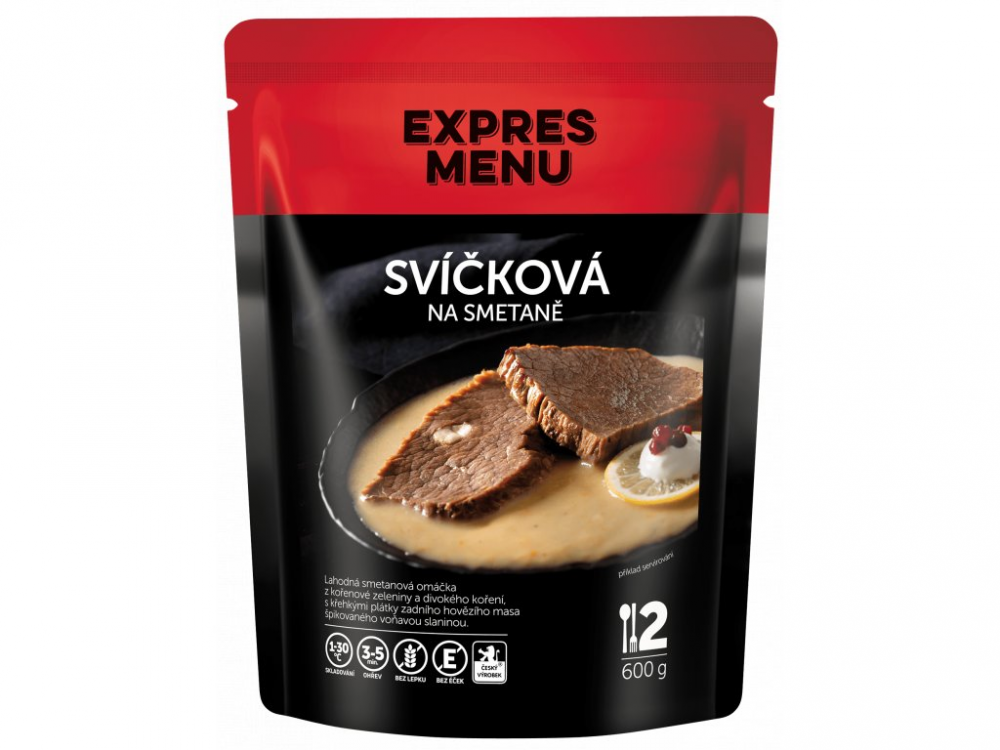Levně Expres Menu svíčková na smetaně 2 porce 600g