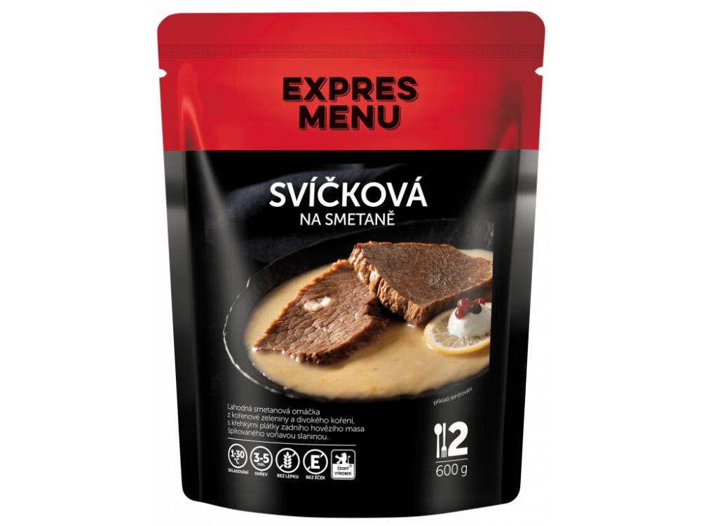 Expres Menu svíčková na smetaně 2 porce 600g