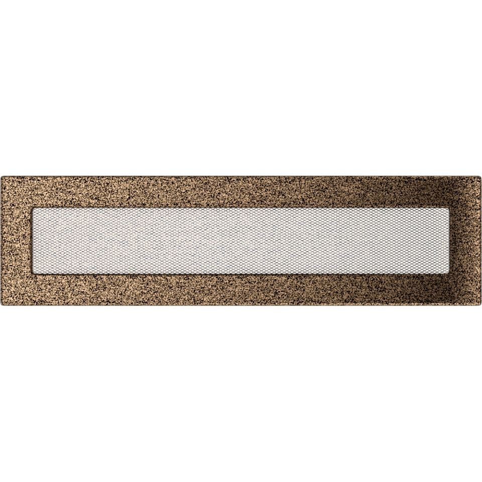 Levně Krbová mřížka 11x42 BASIC staré zlato