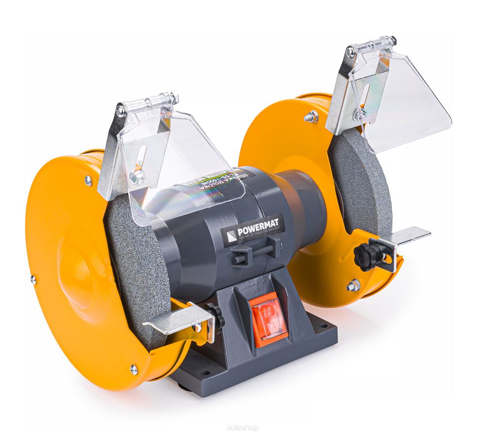 Levně POWERMAT Stolní bruska 150W 150mm PM-SS-1500M