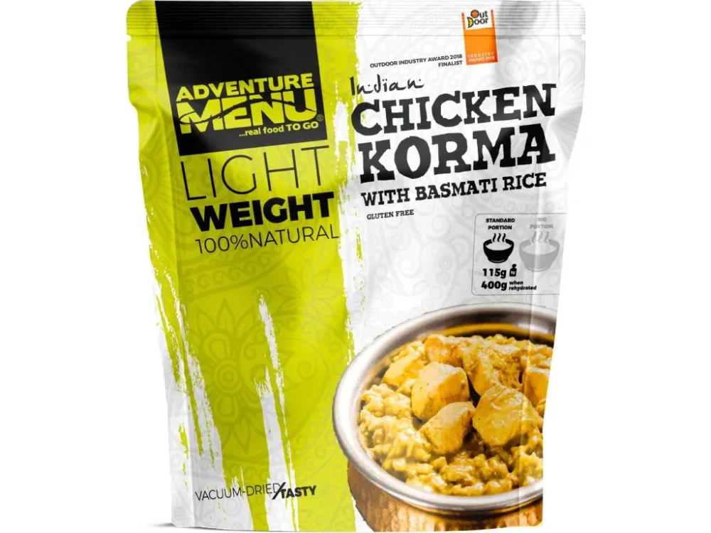 Levně Adventure Menu kuře Korma s rýží basmati 400g