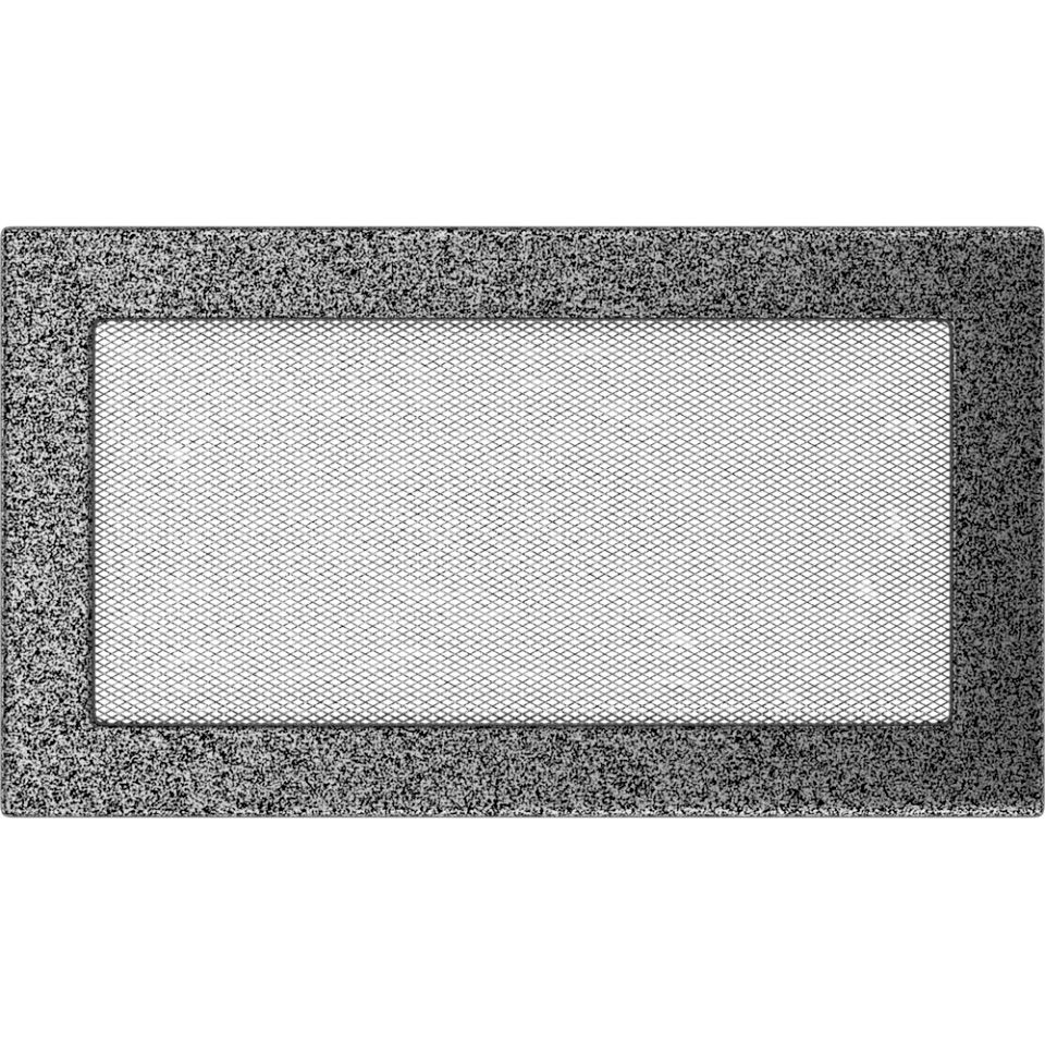 Levně Krbová mřížka 17x30 BASIC staré stříbro