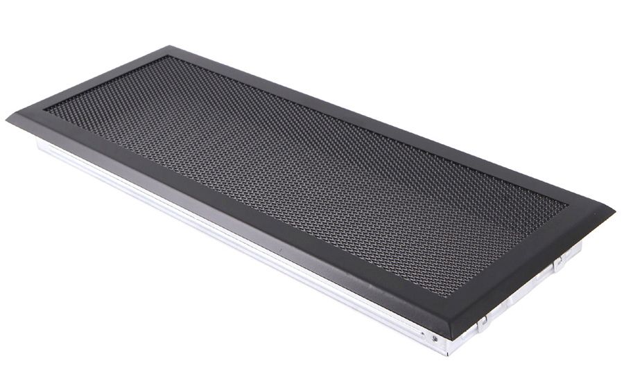 Levně Krbová mřížka 16x45 cm, PREMIUM černá