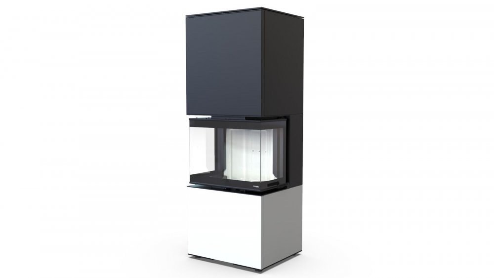 Levně Krbová kamna DEFRO HOME INTRA XSM C VER. COMPACT 1 - bílá