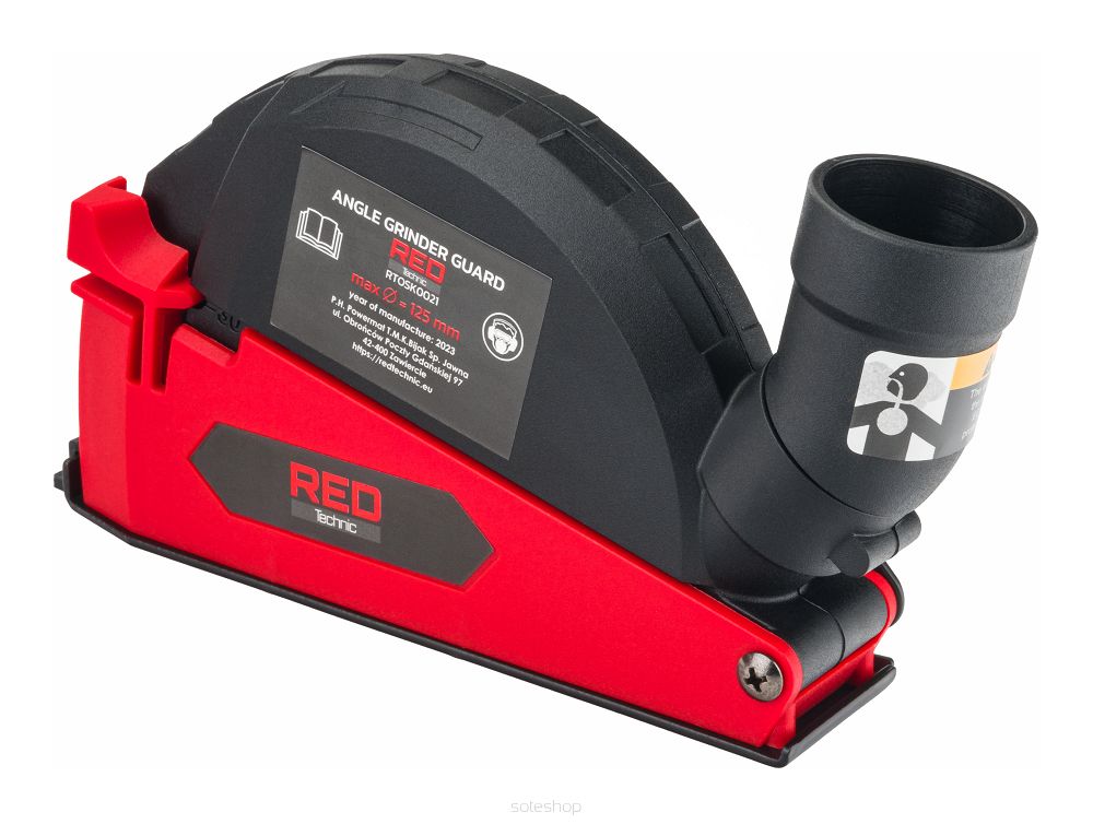 Levně POWERMAT Protiprachový kryt na brusku 125mm RTOSK0021
