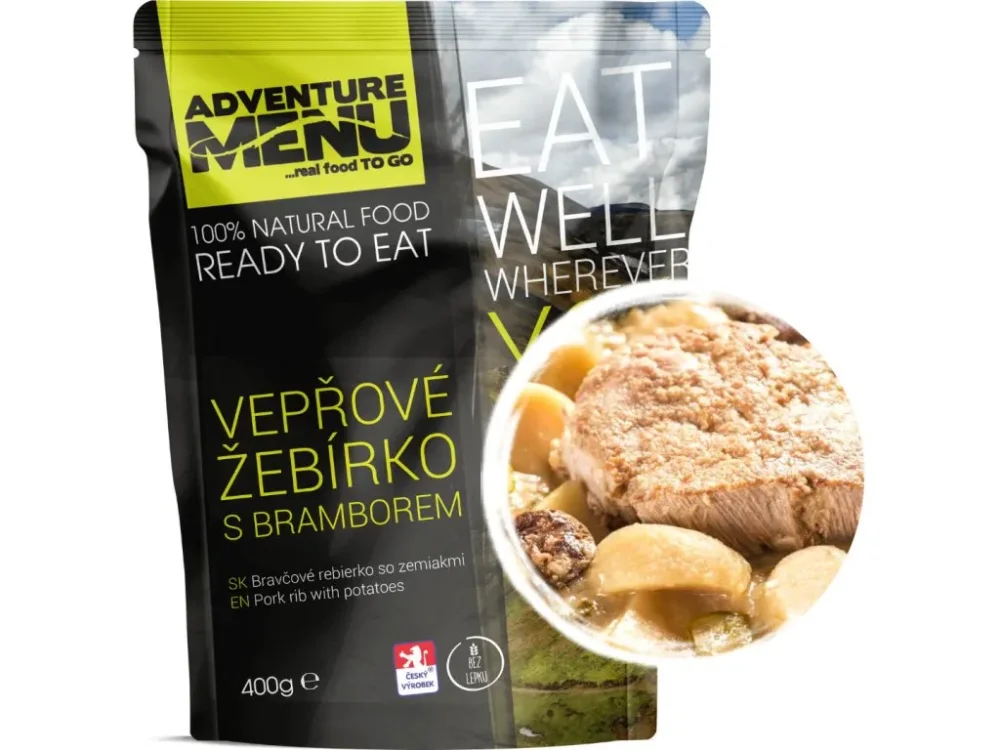 Levně Adventure Menu vepřové žebírko s bramborem 400g