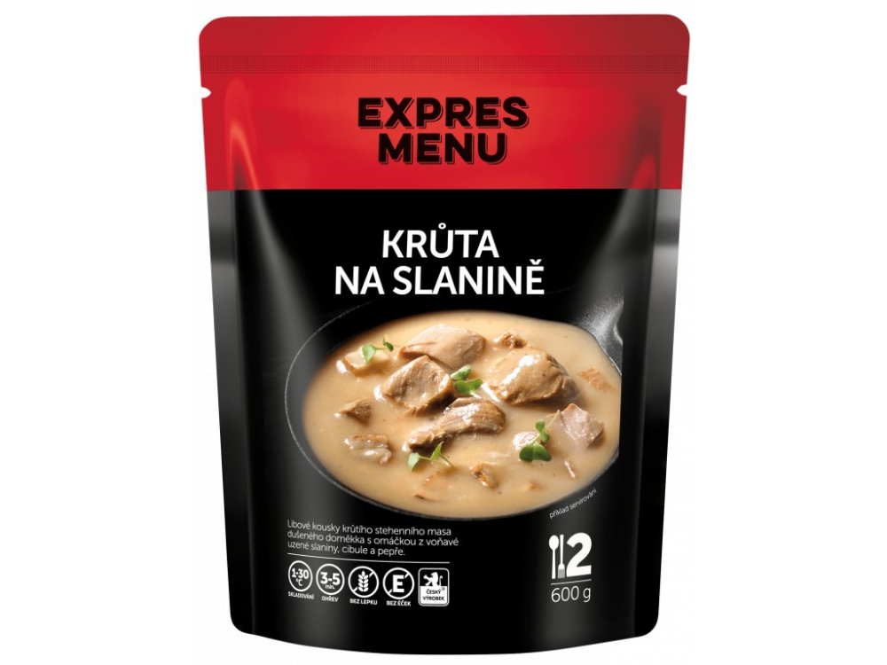 Expres Menu krůta na slanině 2 porce 600g