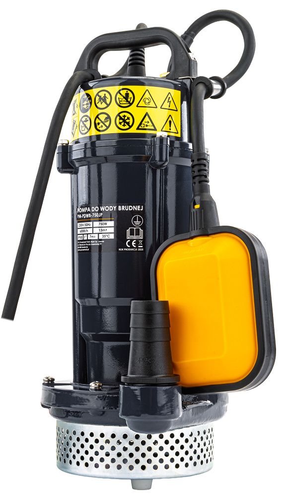 POWERMAT PM-PDWB-750JP Kalové čerpadlo na vodu 750W plovák