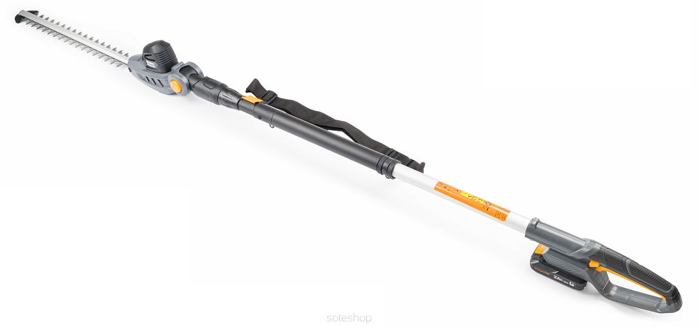 Levně POWERMAT Aku teleskopické nůžky na živý plot 20 V PM-NAW-20C 41 cm