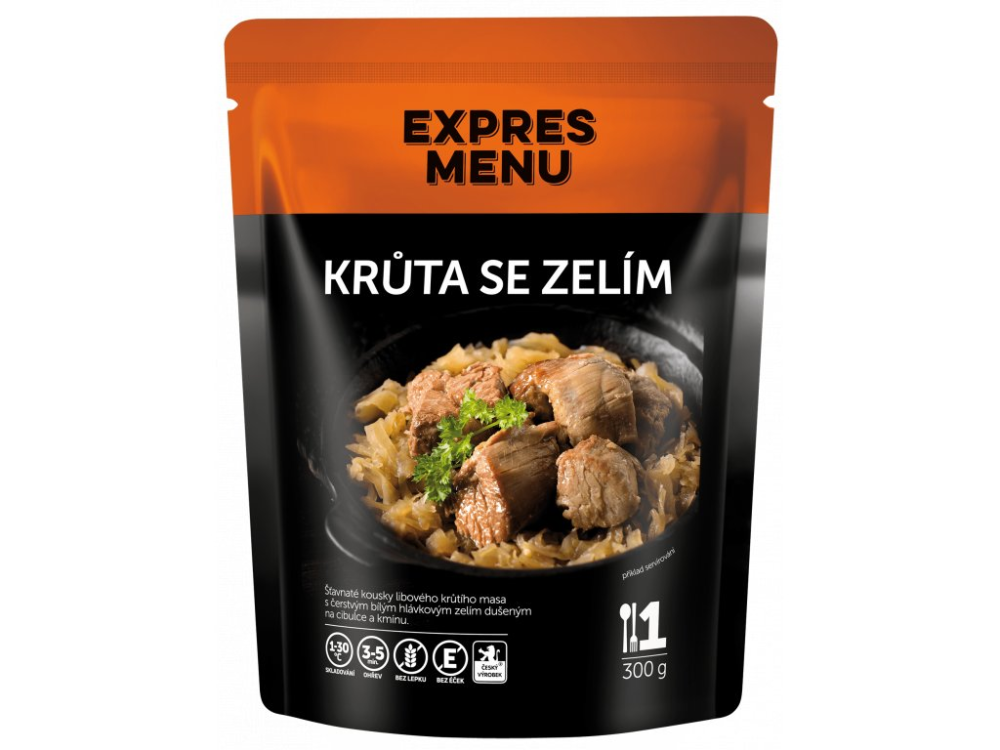 Expres Menu krůta se zelím 1 porce 300g