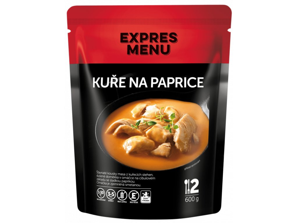 Expres Menu kuře na paprice 2 porce 600g