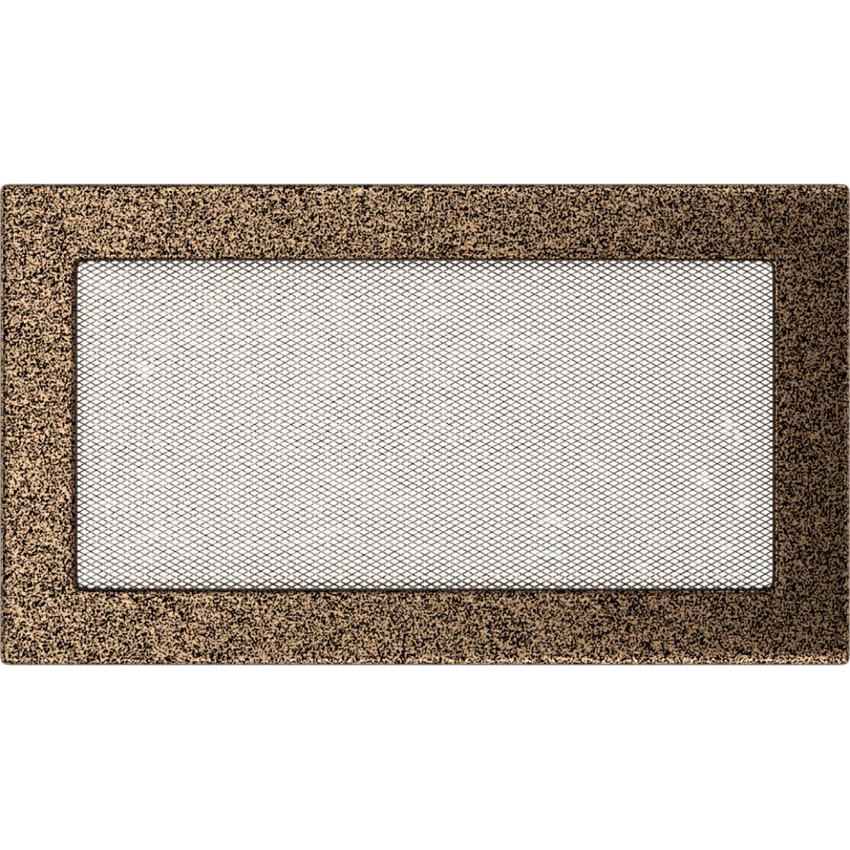 Levně Krbová mřížka 17x30 BASIC staré zlato