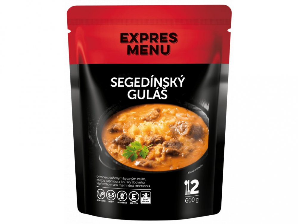 Levně Expres Menu segedinský guláš 2 porce 600g