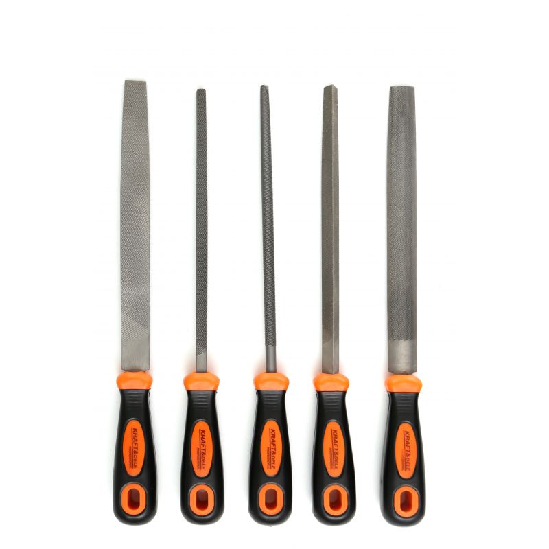 Levně Kraft&Dele KD10891 sada kovových pilníků na kovy 200mm 5ks