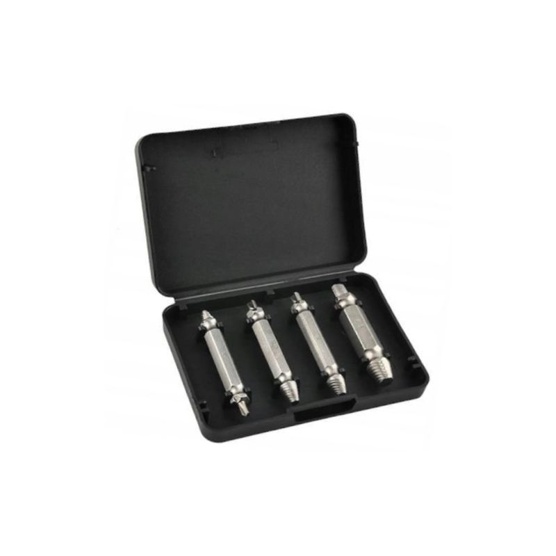 Levně KRAFT&DELE Sada pro vytahování zalomených šroubů 4ks 2,5-6mm KD10199