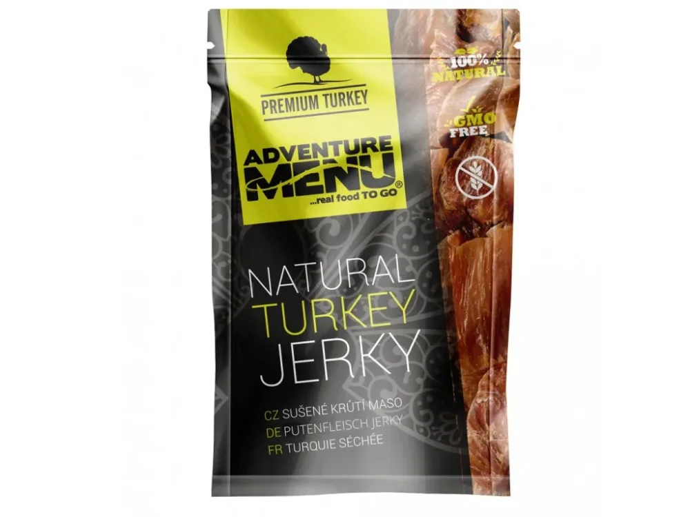 Levně Adventure Menu krůtí Jerky 100g