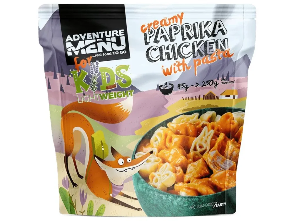 Levně Adventure Menu kuře na paprice s těstovinami 250g