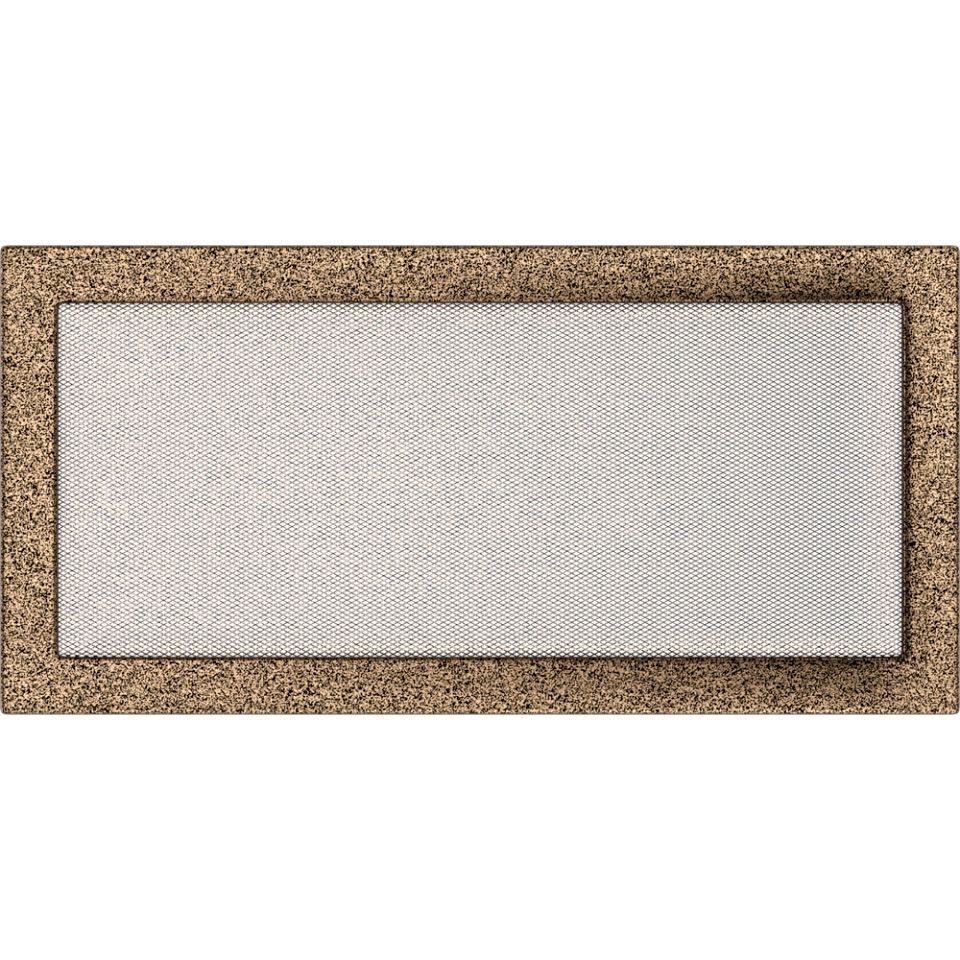 Levně Krbová mřížka 22x45 BASIC staré zlato