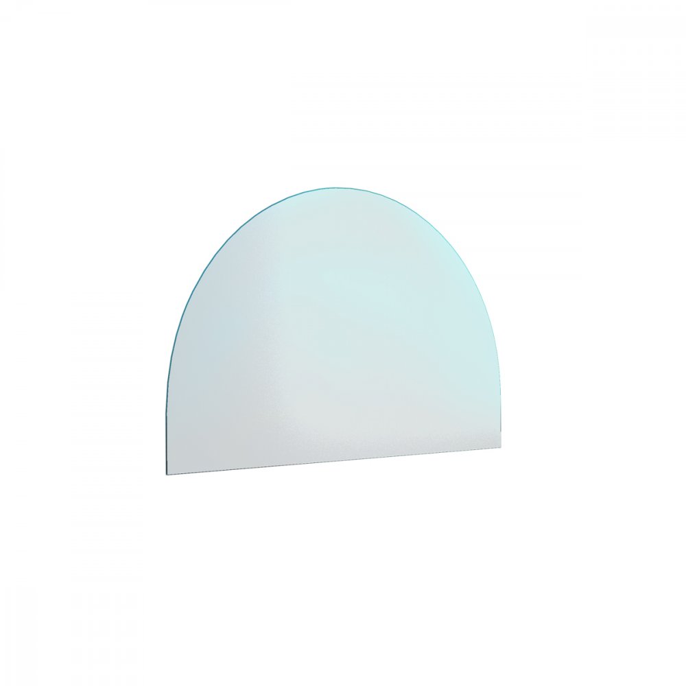 Levně HS Flamingo sklo pod kamna - Oblouk 700x450 mm / R350 / 6 mm