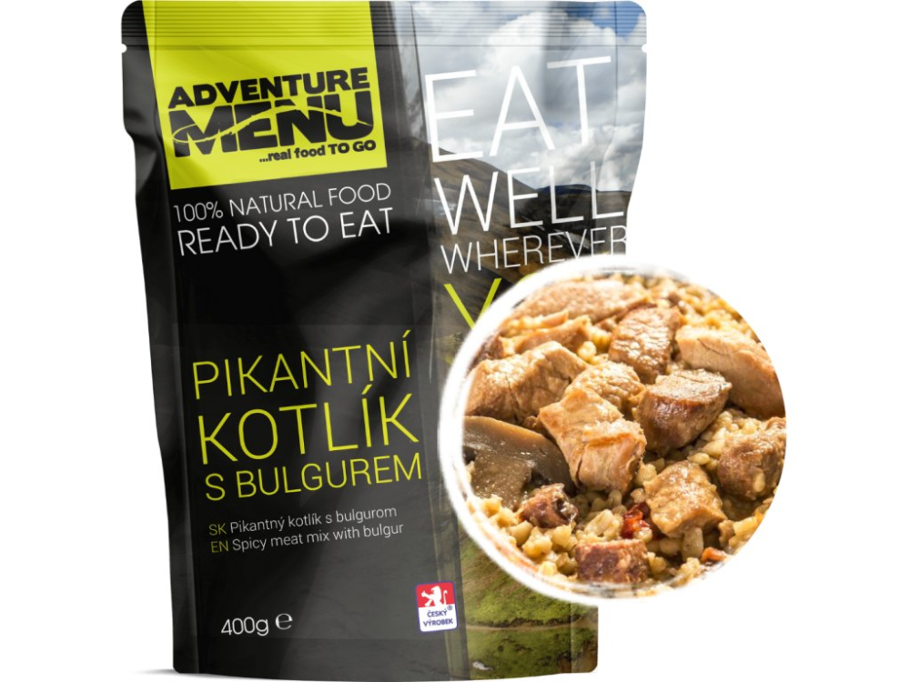 Adventure Menu pikantní kotlík s bulgurem 400g