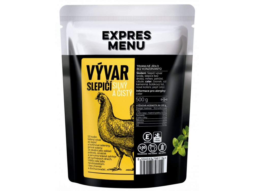 Expres Menu vývar slepičí 2 porce 500g