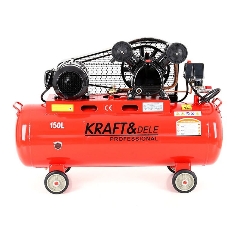 Kraft&Dele olejový kompresor dvoupístový 150l 400V KD406