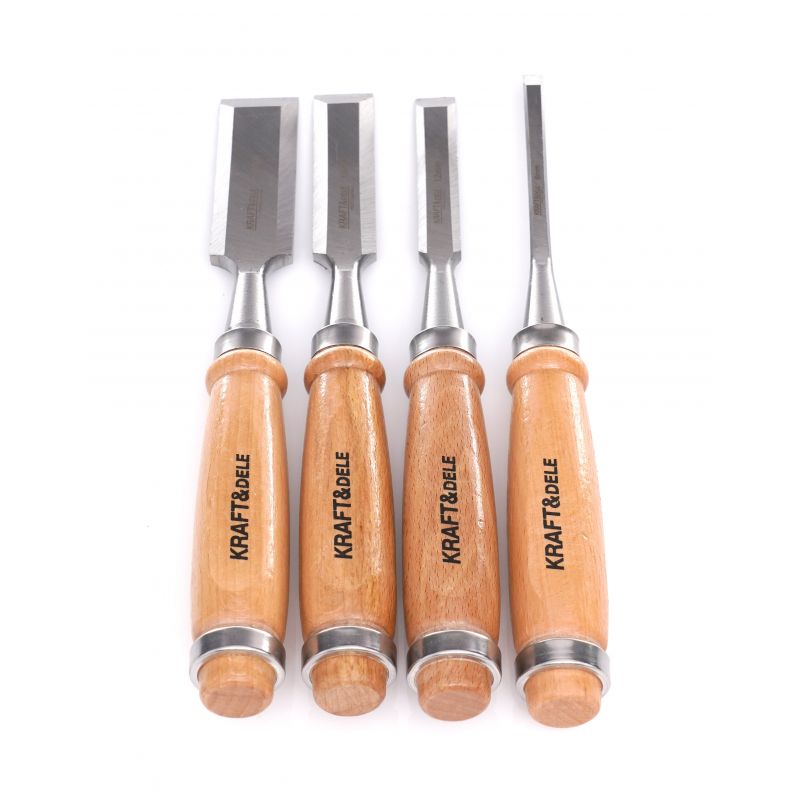 Levně Kraft&Dele KD11770 sada tesařských dlát 4ks