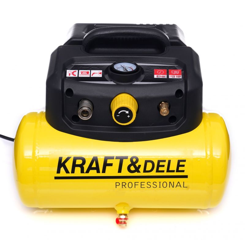 Kraft&Dele bezolejový kompresor 6 l 8 barů KD1415